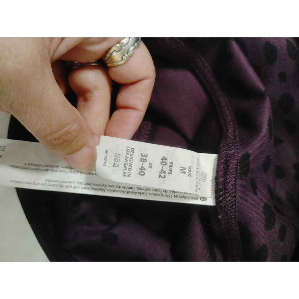 Bundle of 2 Butter Soft Women's Balance Collection Leggings Size M Purple Black - Picture 6 of 11